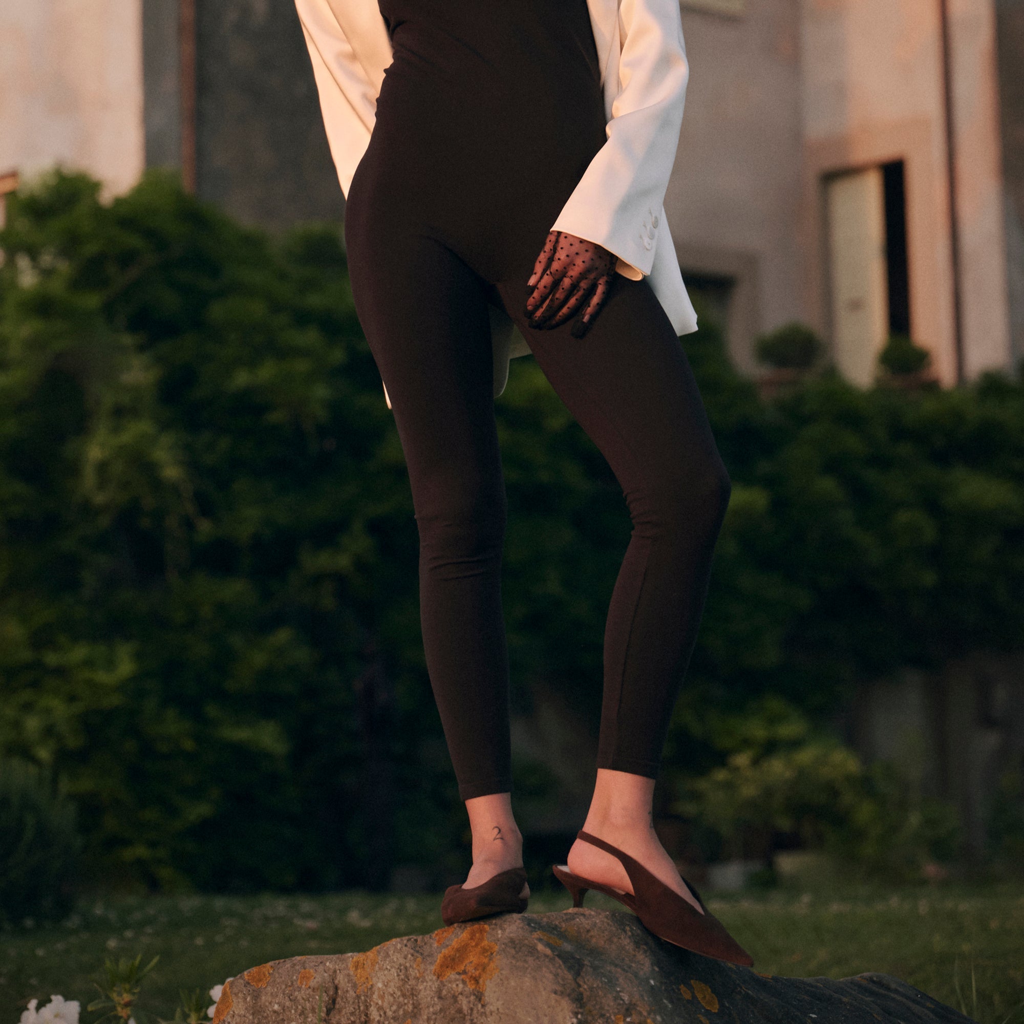 ALENNA HEELS DK BROWN SUEDE