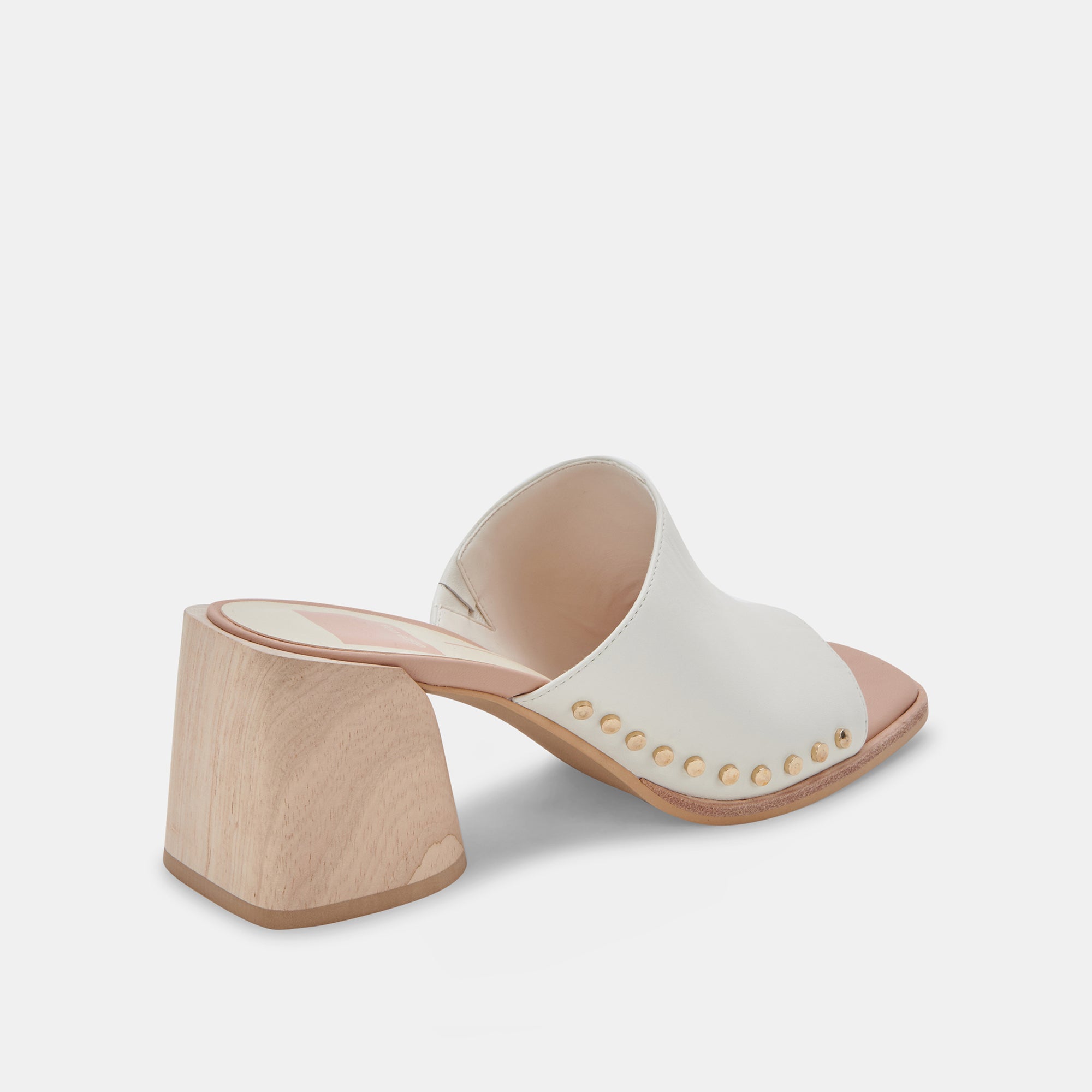 AMINO HEELS WHITE LEATHER - re:vita