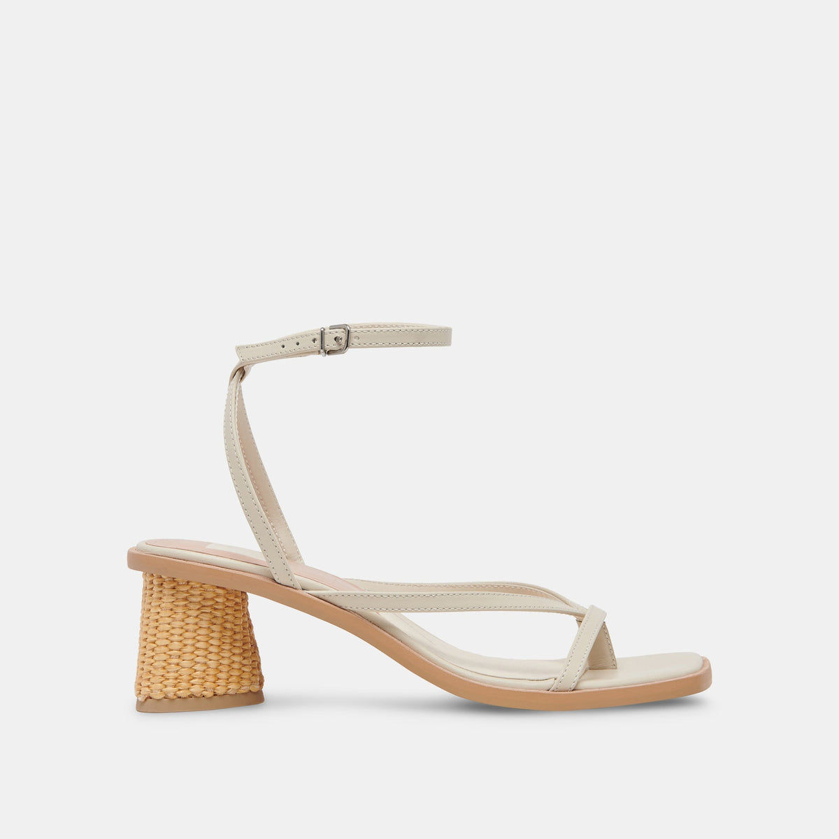 BANITA WIDE SANDALS IVORY LEATHER - re:vita