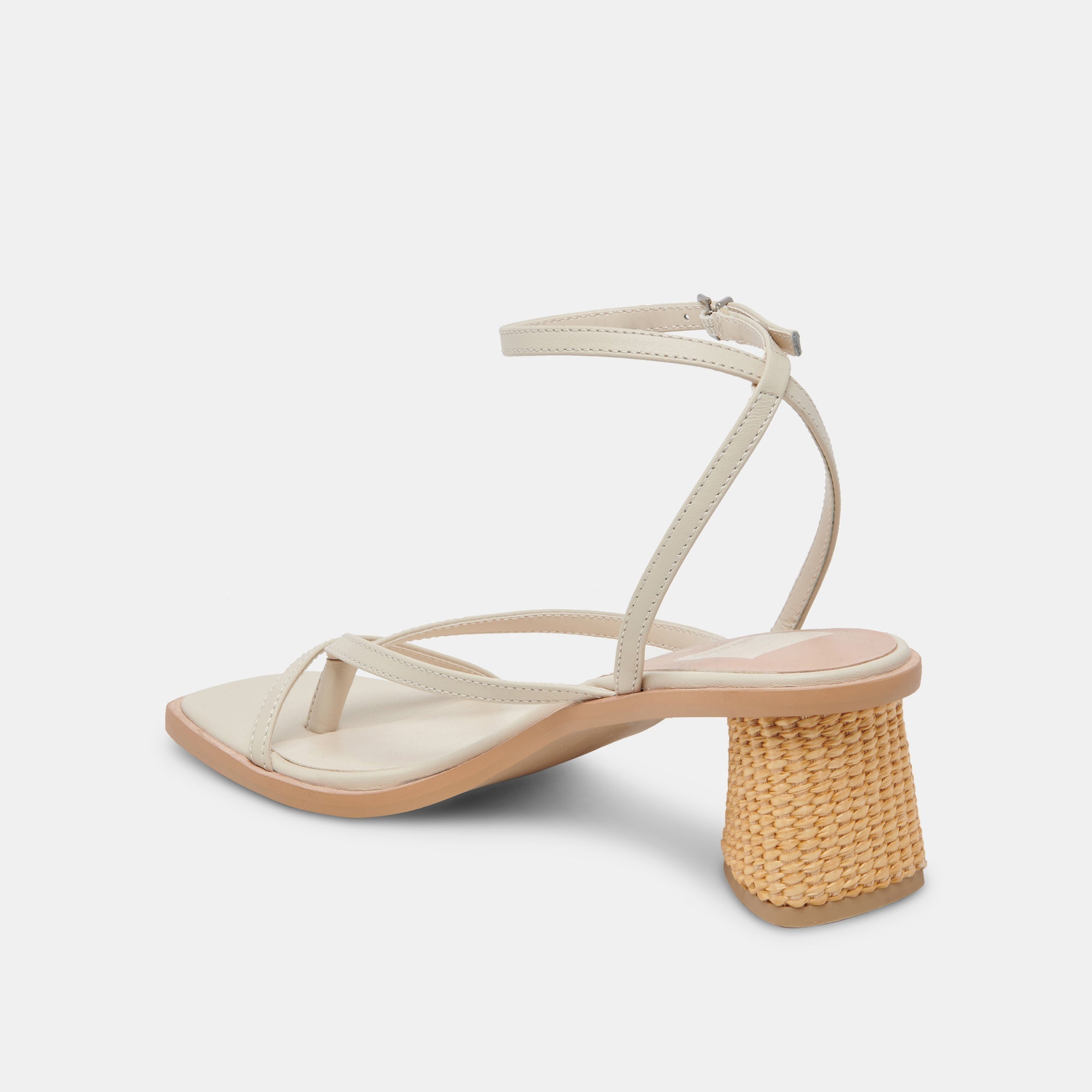 BANITA WIDE SANDALS IVORY LEATHER - re:vita