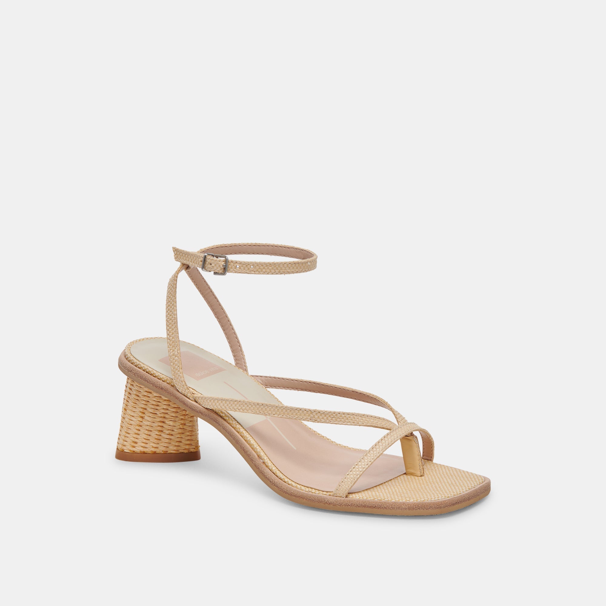 BANITA WIDE SANDALS LT NATURAL RAFFIA - re:vita