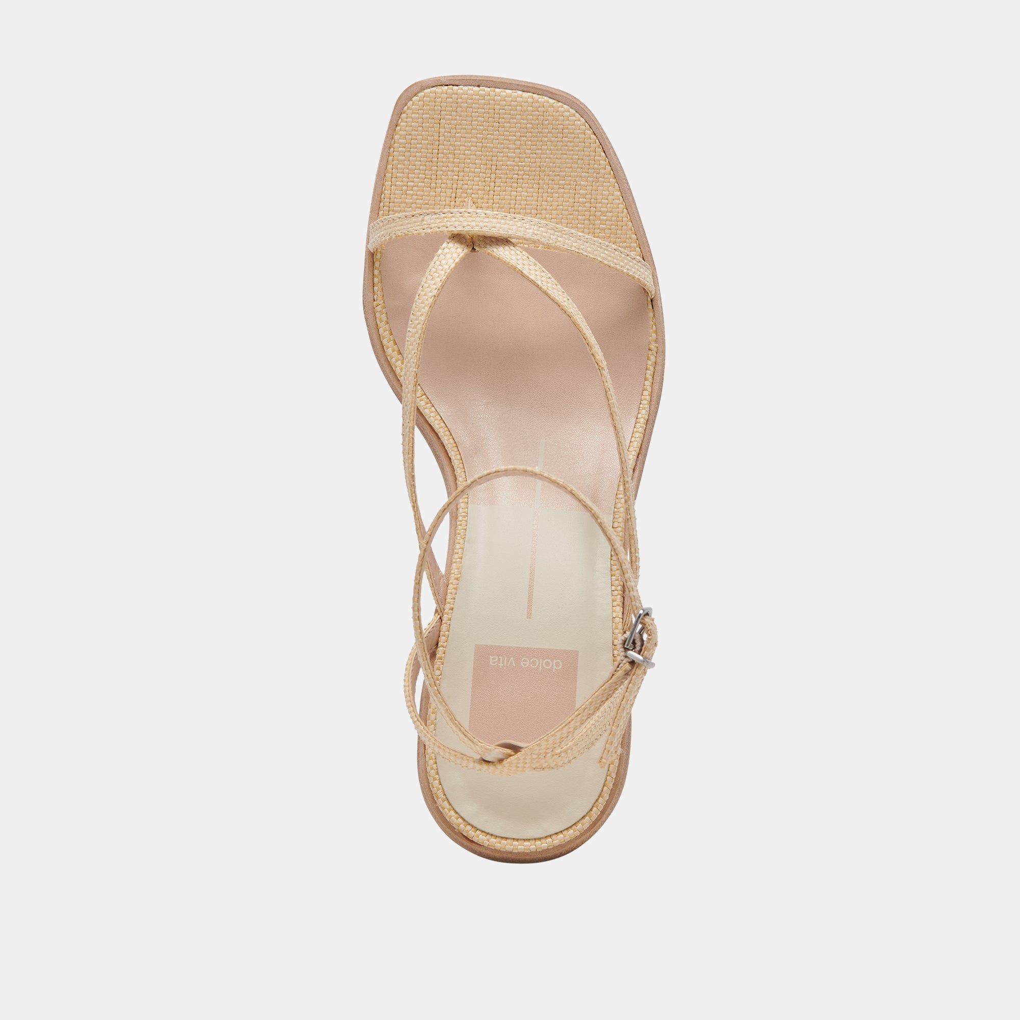 BANITA WIDE SANDALS LT NATURAL RAFFIA - re:vita