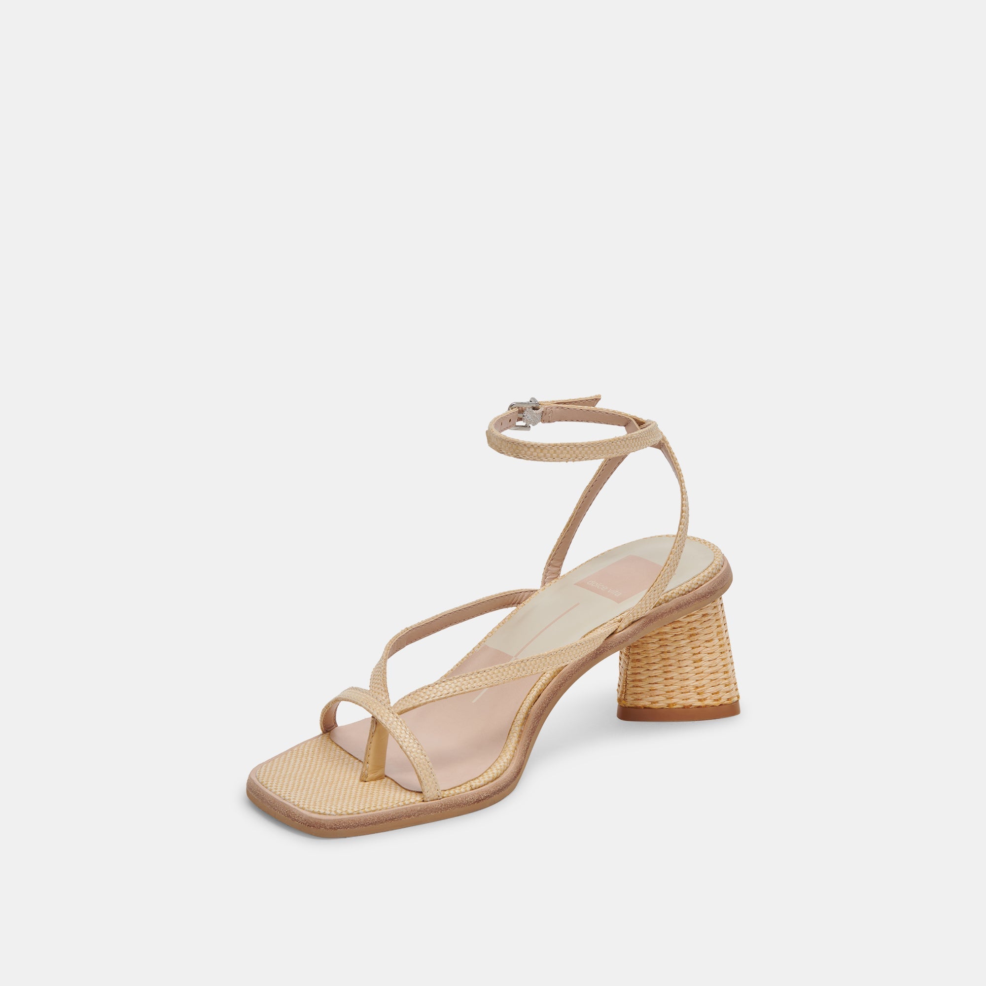 BANITA WIDE SANDALS LT NATURAL RAFFIA - re:vita