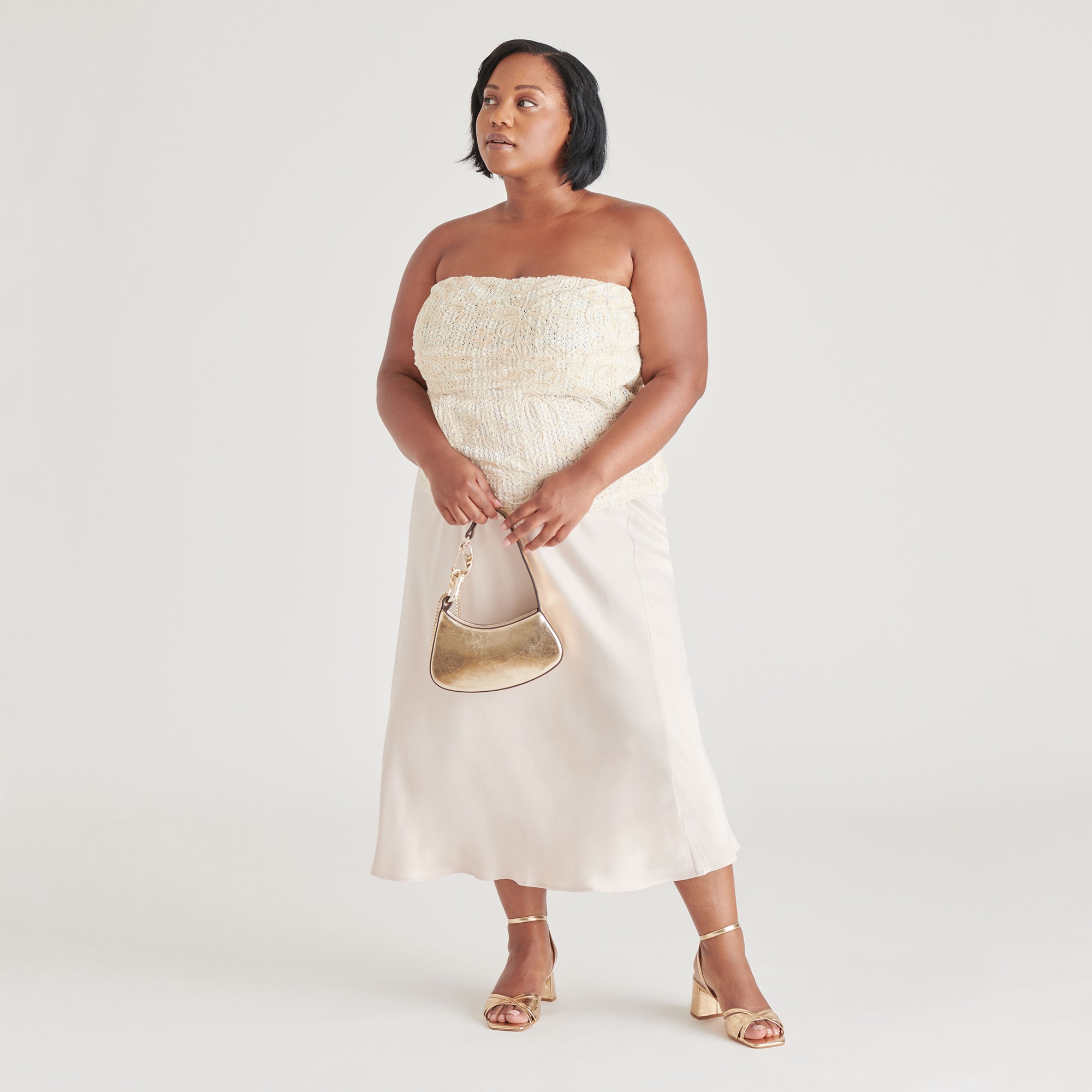 BLAKLY HEELS GOLD DISTRESSED LEATHER - re:vita