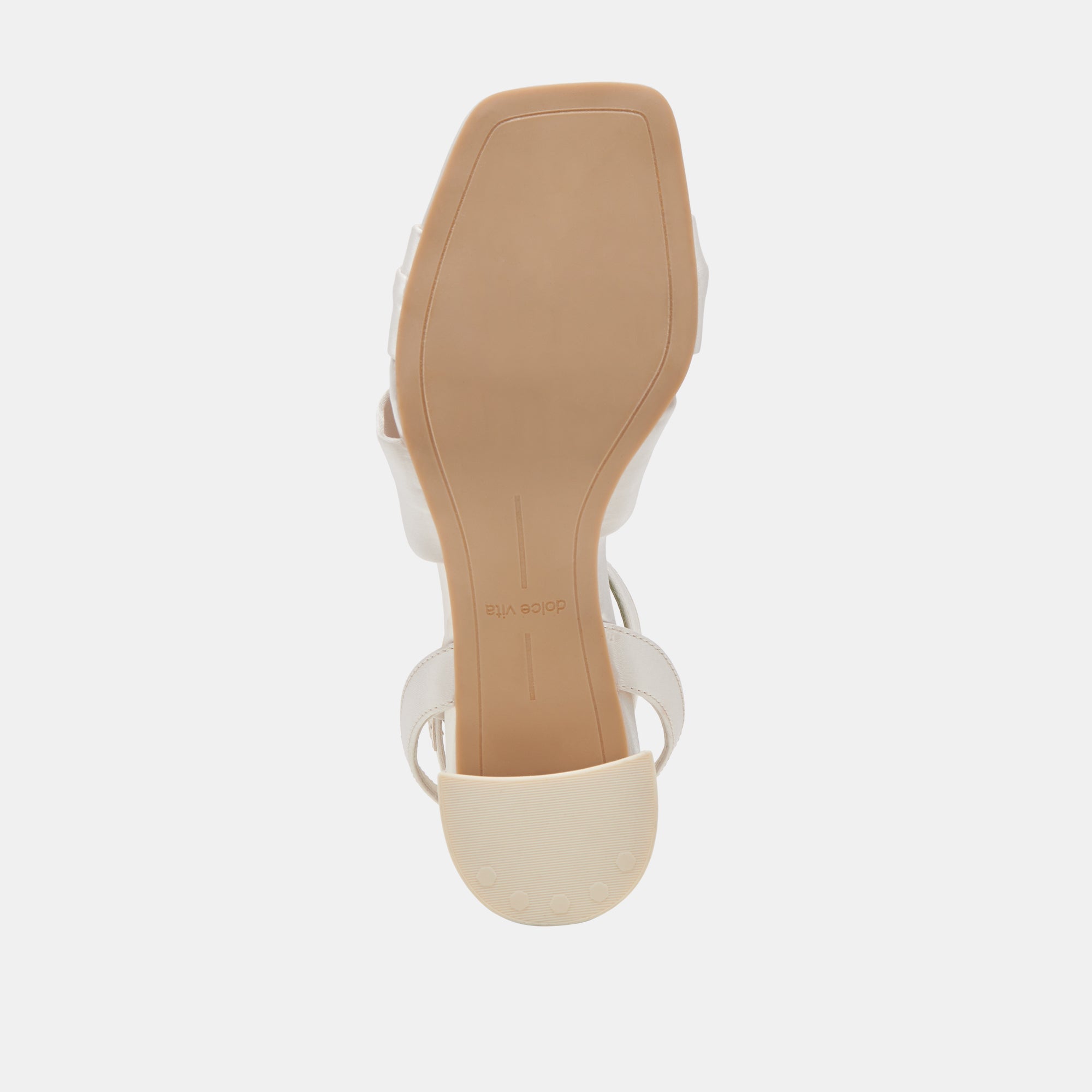 BRENNA WIDE HEELS IVORY SATIN