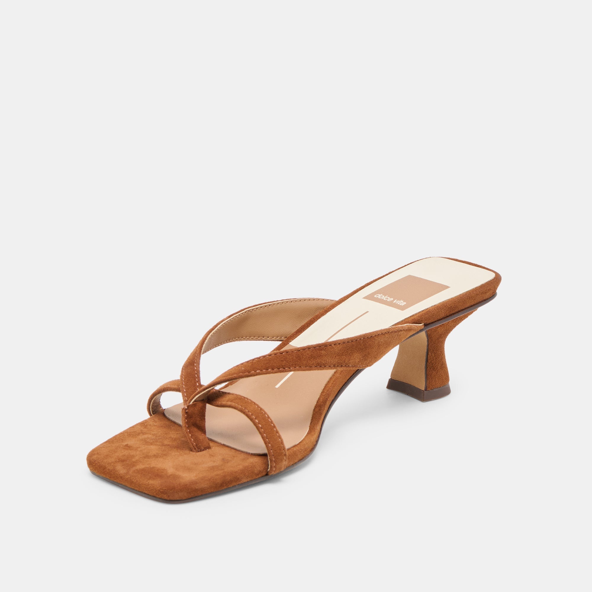 BREVEL HEELS DK BROWN SUEDE