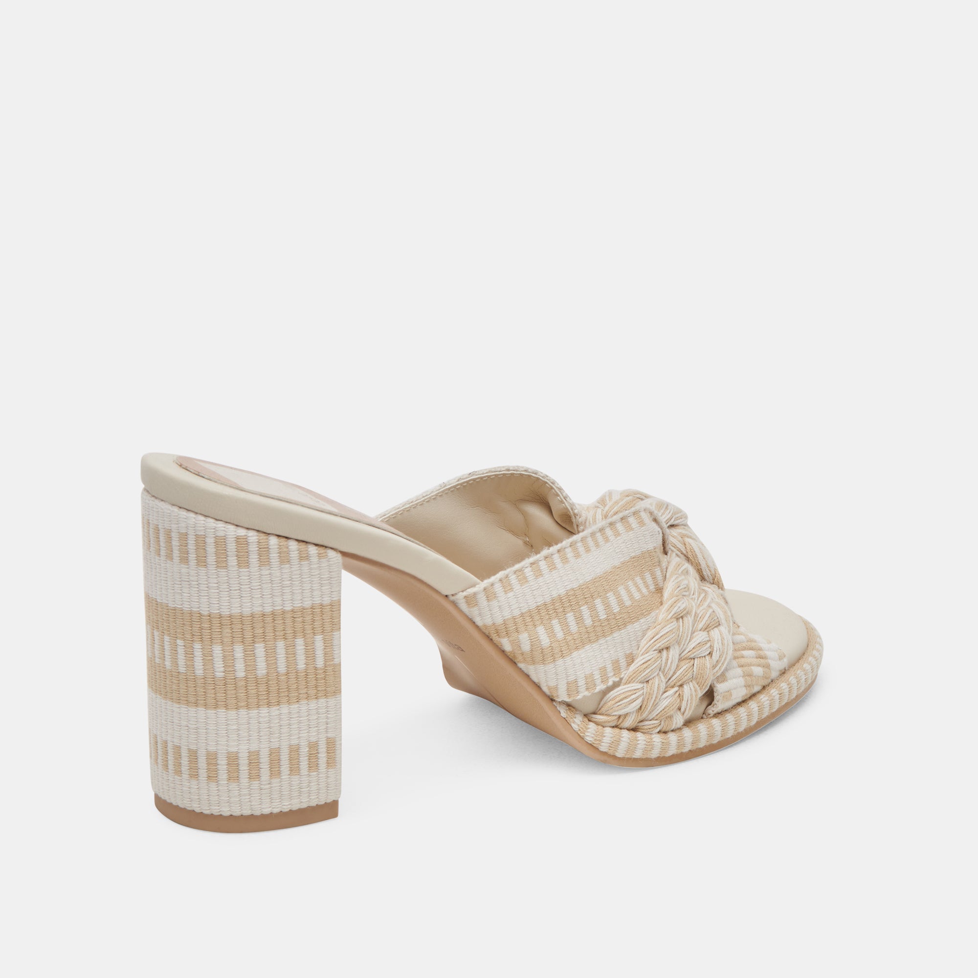 BRILAH HEELS NATURAL MULTI WOVEN - re:vita