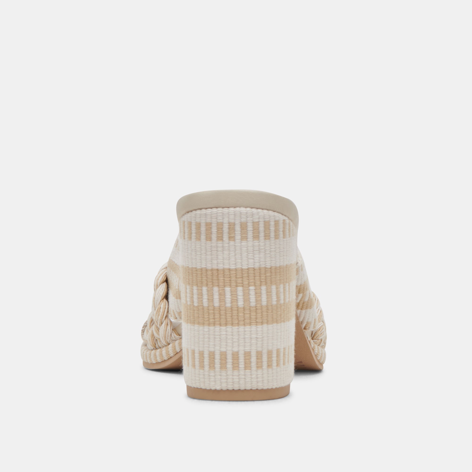 BRILAH HEELS NATURAL MULTI WOVEN - re:vita