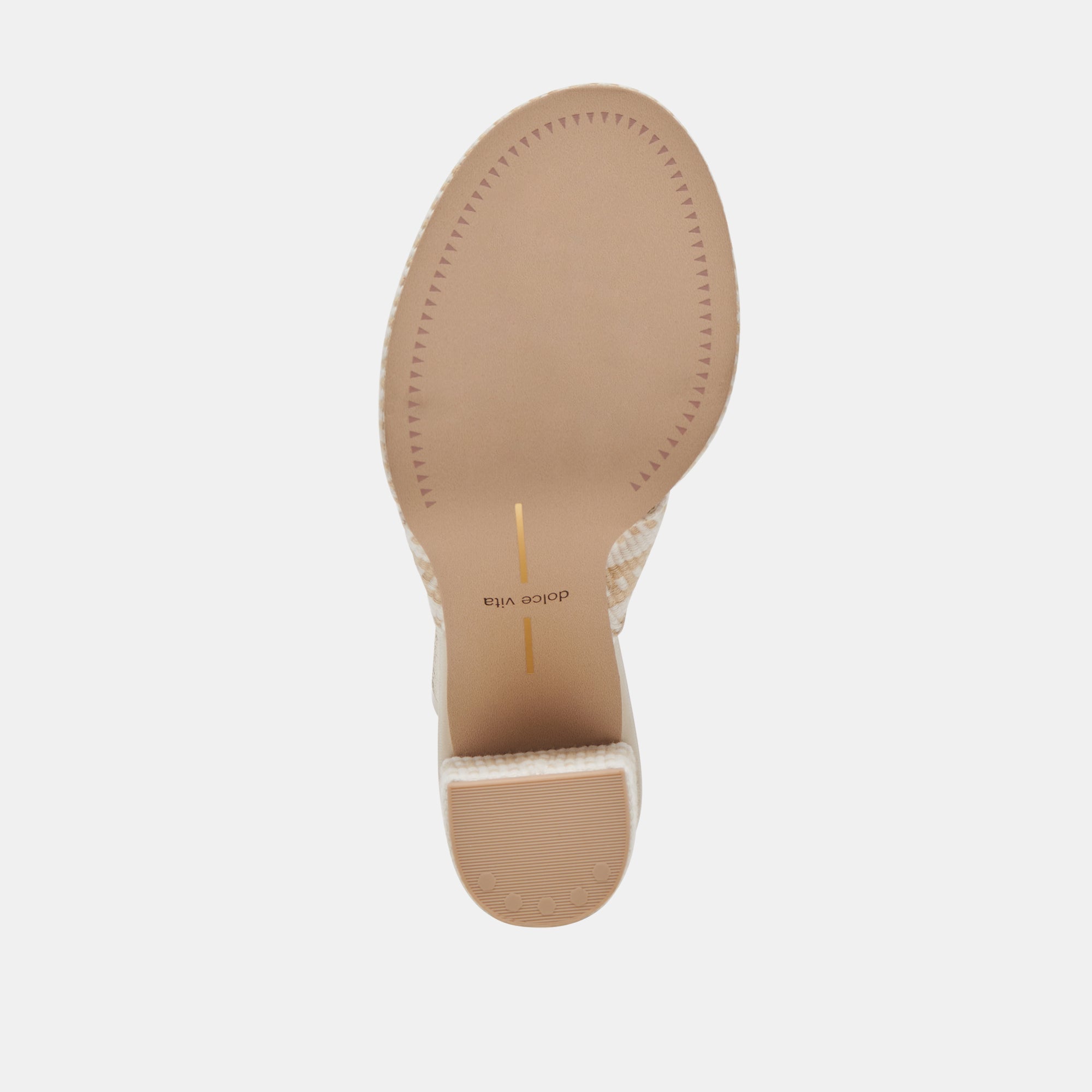 BRILAH HEELS NATURAL MULTI WOVEN - re:vita