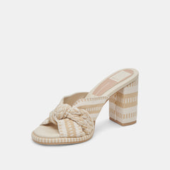 BRILAH HEELS NATURAL MULTI WOVEN - re:vita