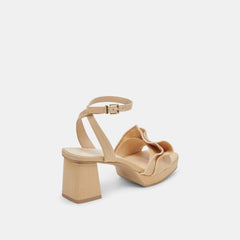 CHEER HEELS LT NATURAL RAFFIA - re:vita