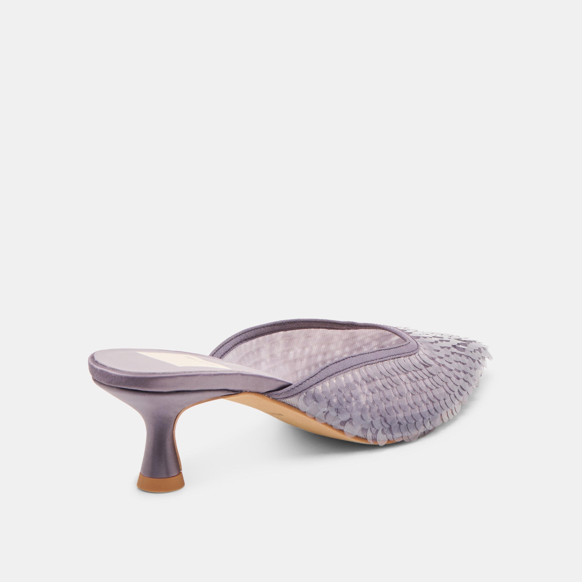 CLEO SEQUIN HEELS SMOKE SEQUIN