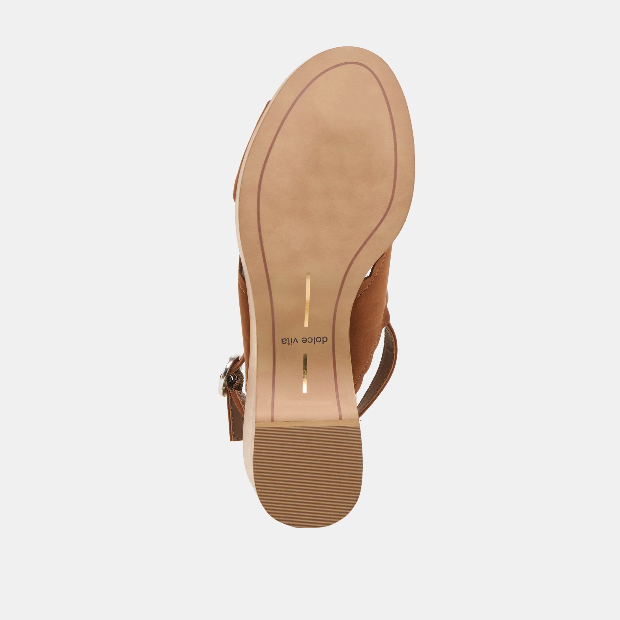 DILION WEDGES DARK SADDLE NUBUCK