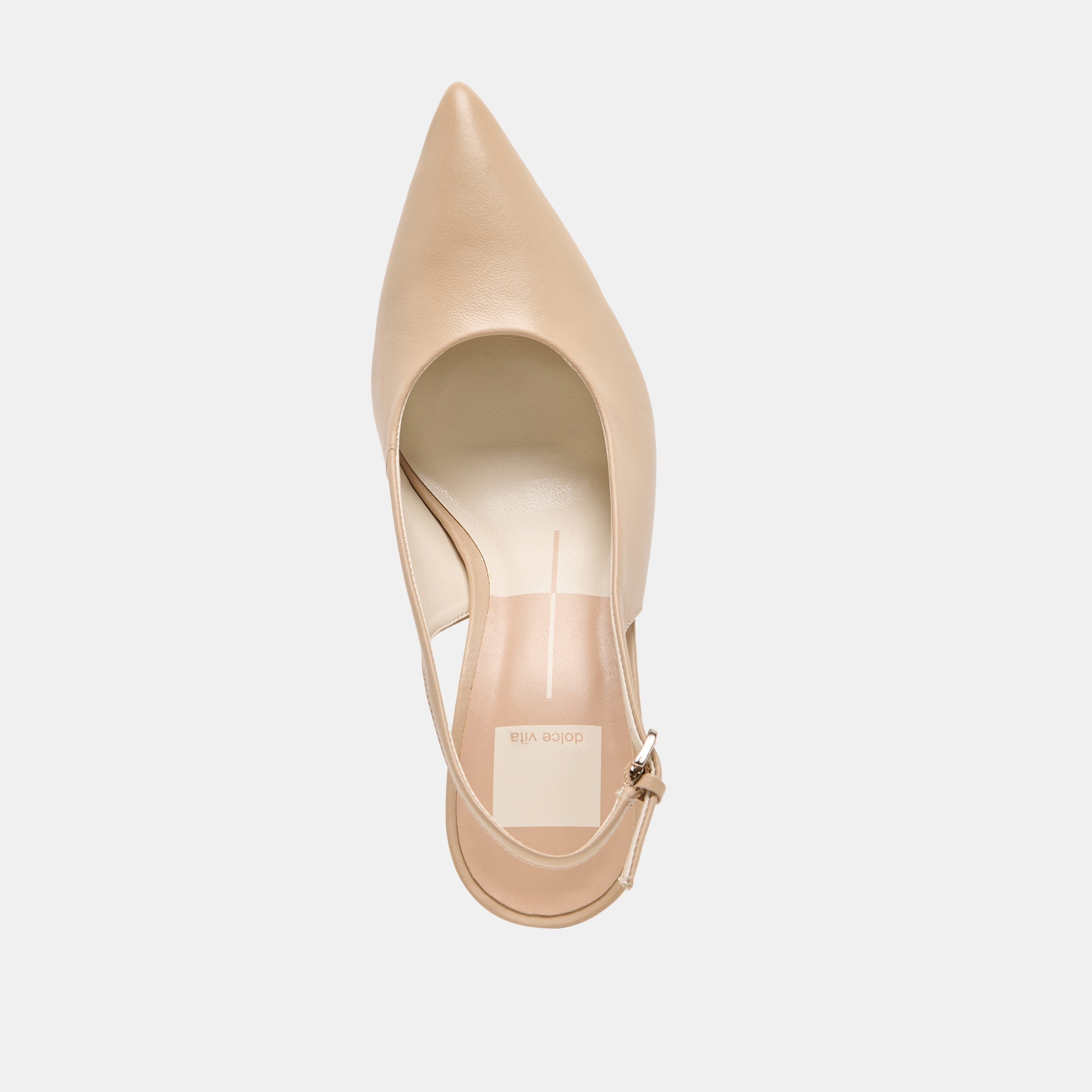 ELASI HEELS BEIGE CRINKLE PATENT