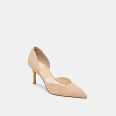 ELOY HEELS TAN SUEDE
