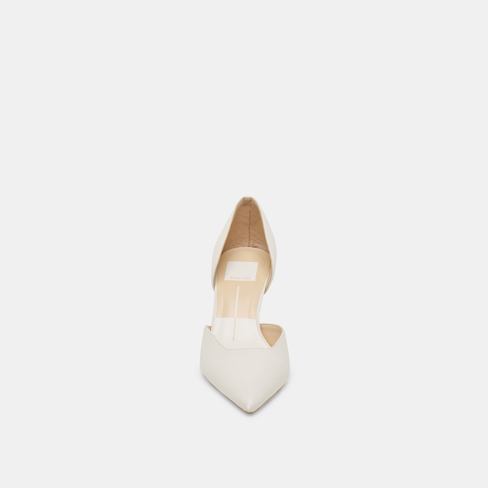 ELOY HEELS WHITE LEATHER