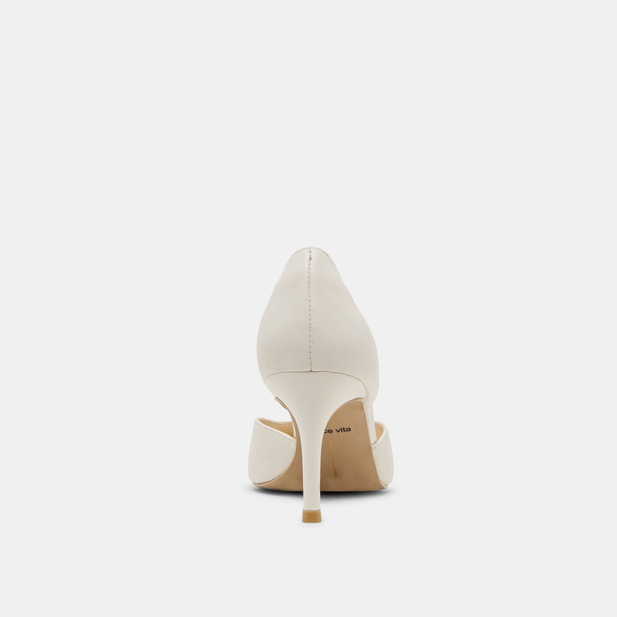 ELOY HEELS WHITE LEATHER