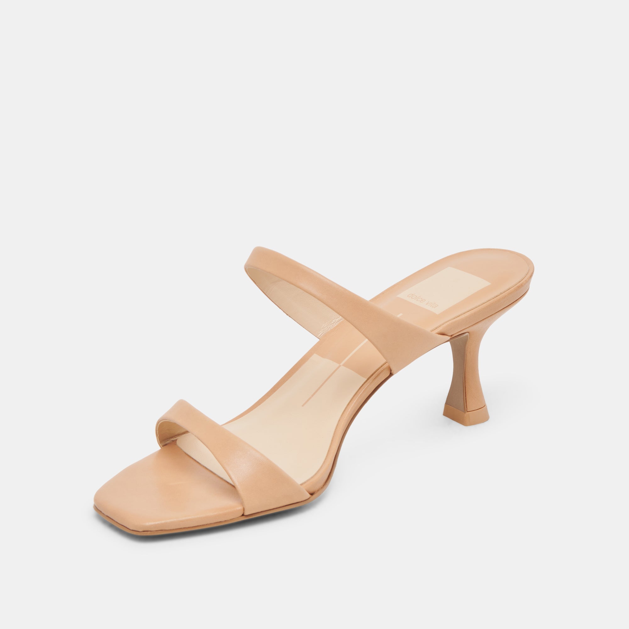 GENORA HEELS CAFE LEATHER - re:vita