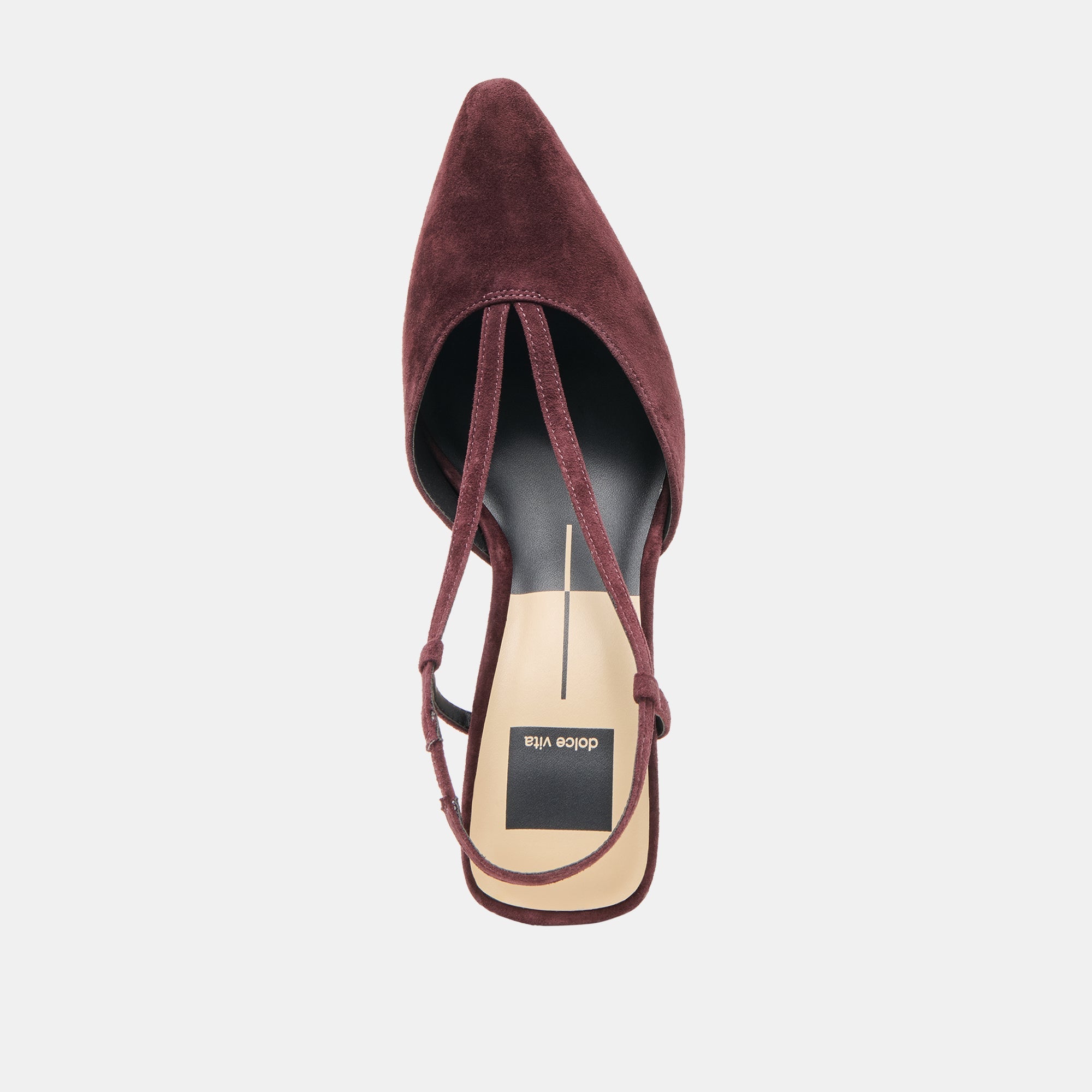 GINAY HEELS MULBERRY SUEDE