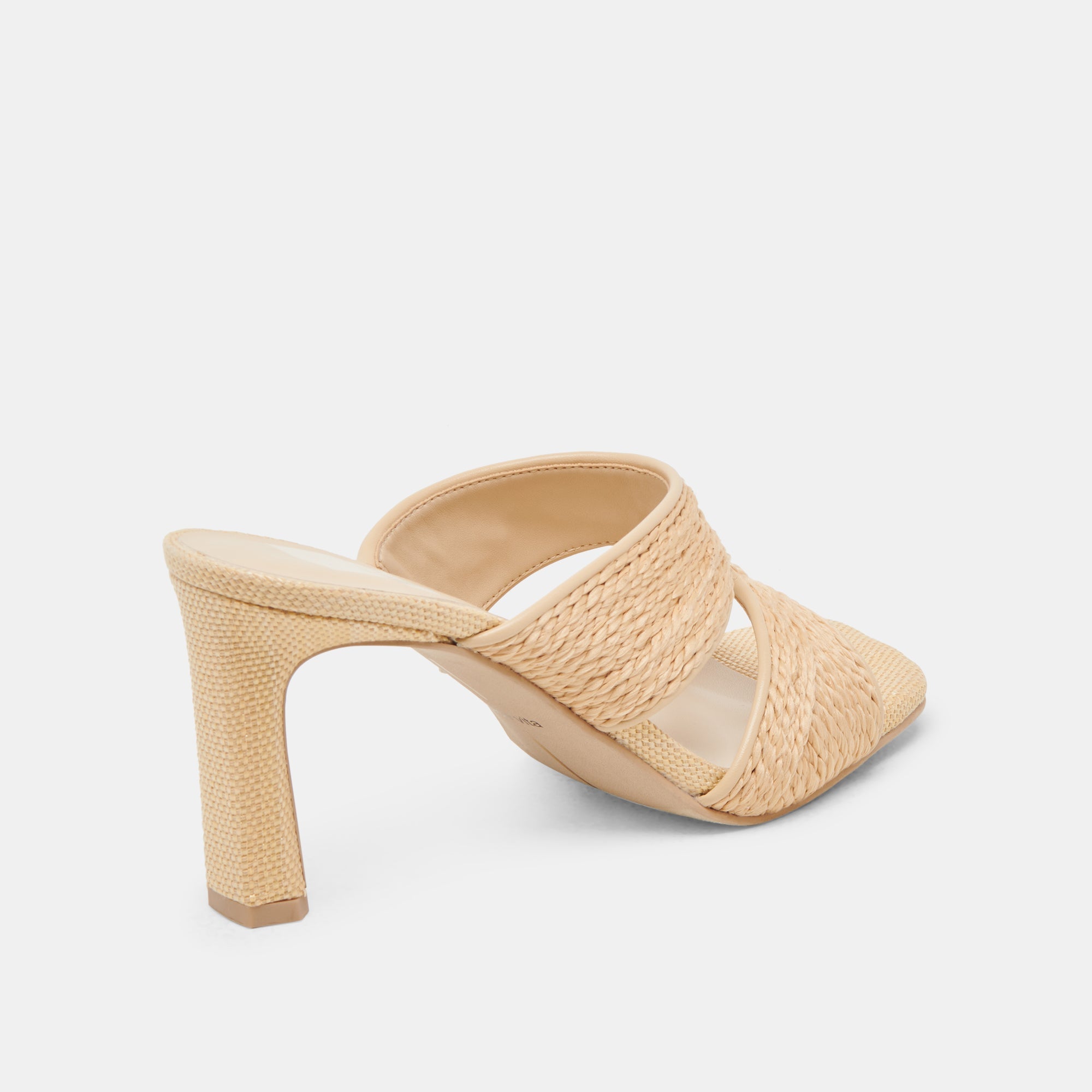 GITEL HEELS LT NATURAL RAFFIA