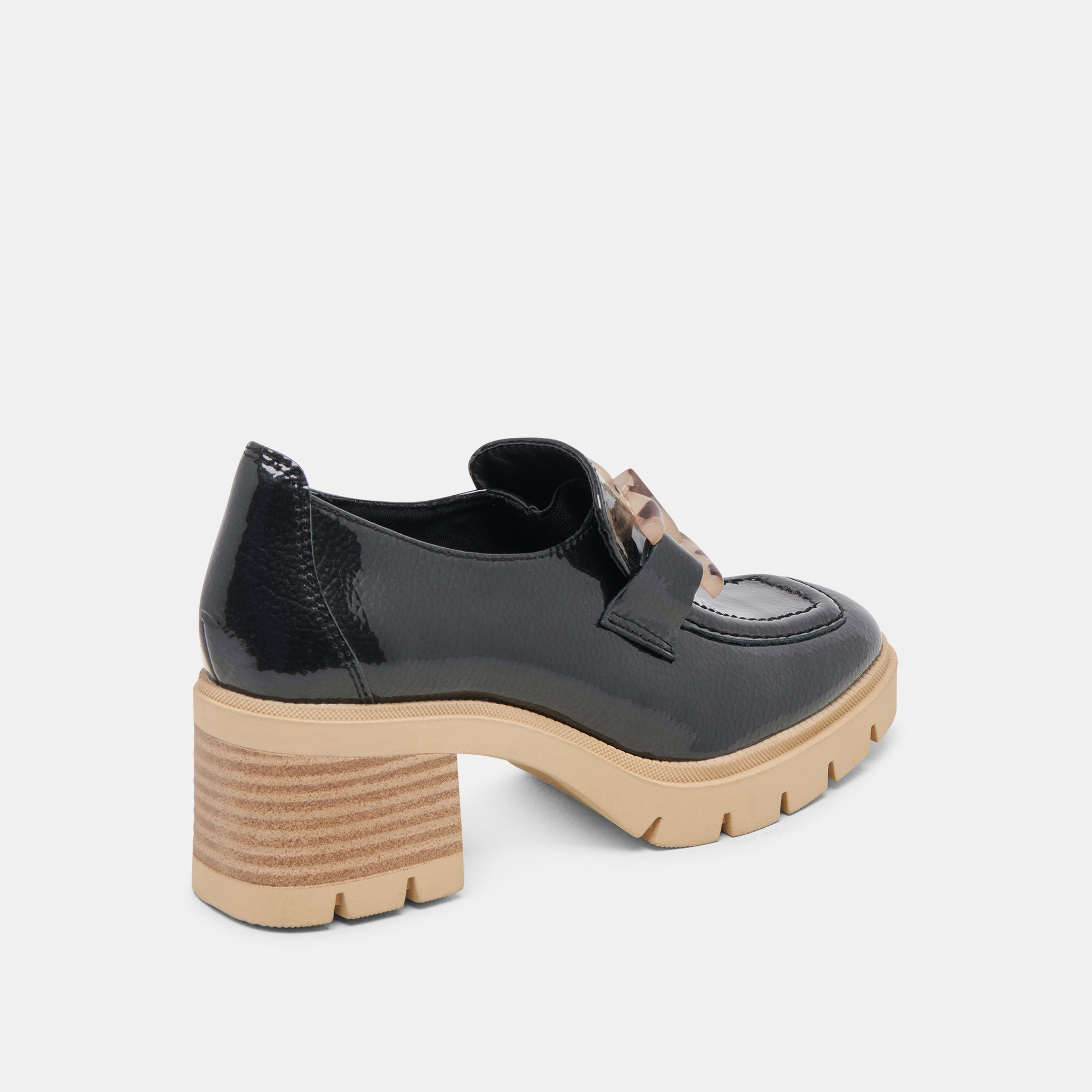 HAROLD HEELS MIDNIGHT PATENT LEATHER - re:vita