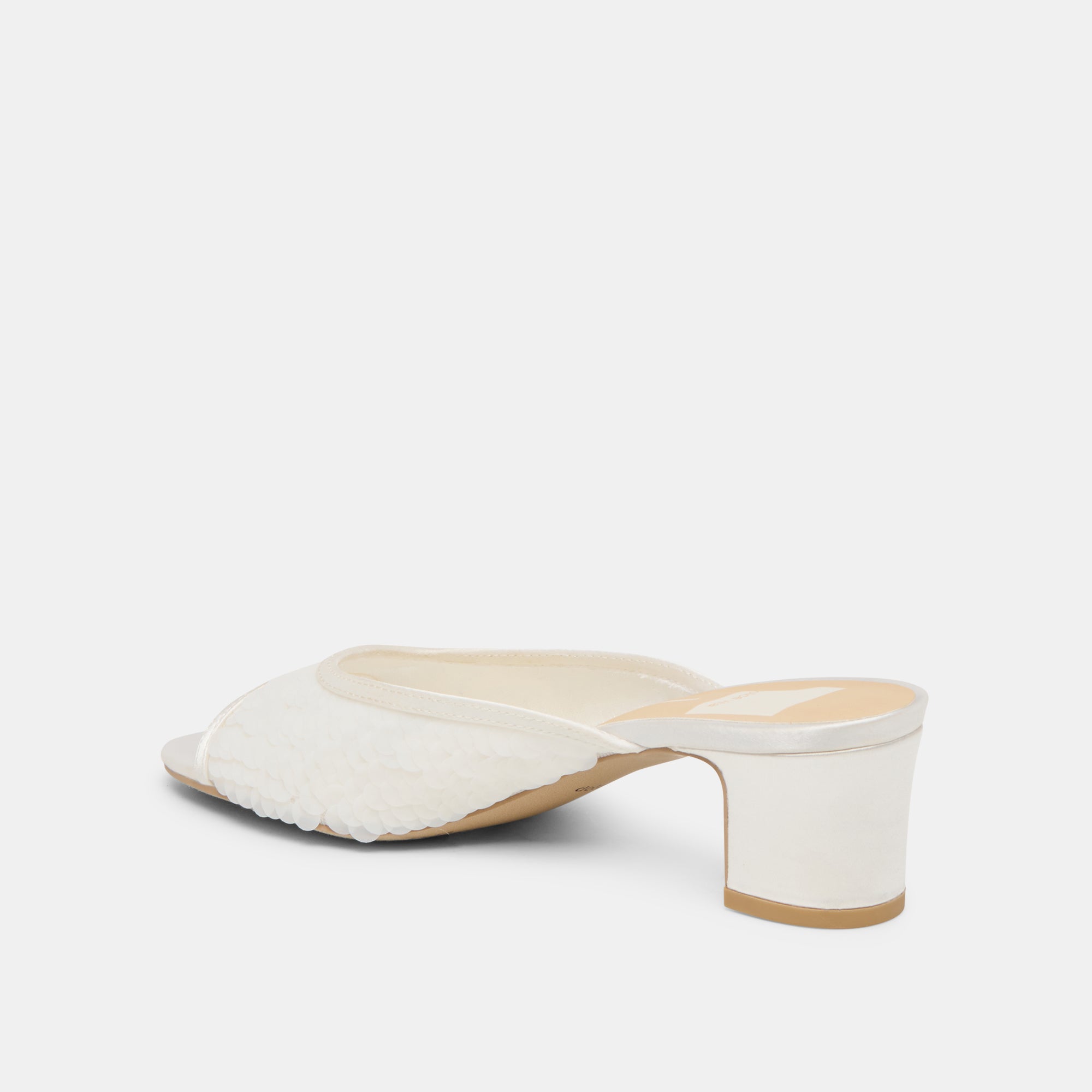 INGA HEELS OFF WHITE SEQUIN