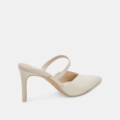 KANIKA HEELS WHITE CRINKLE PATENT - re:vita