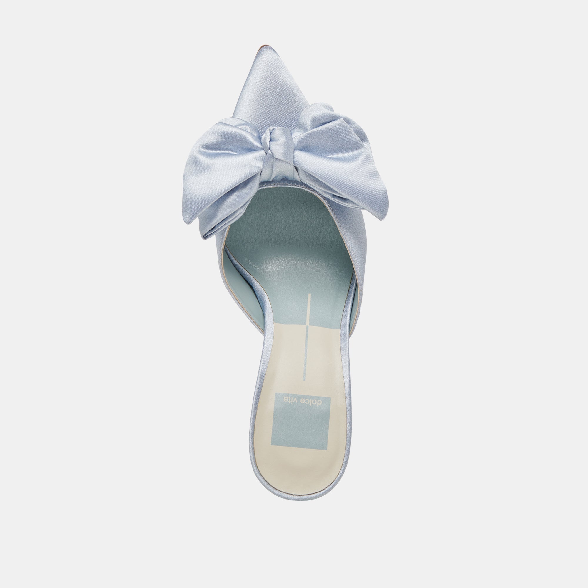KAYLI HEELS LIGHT BLUE SATIN - re:vita