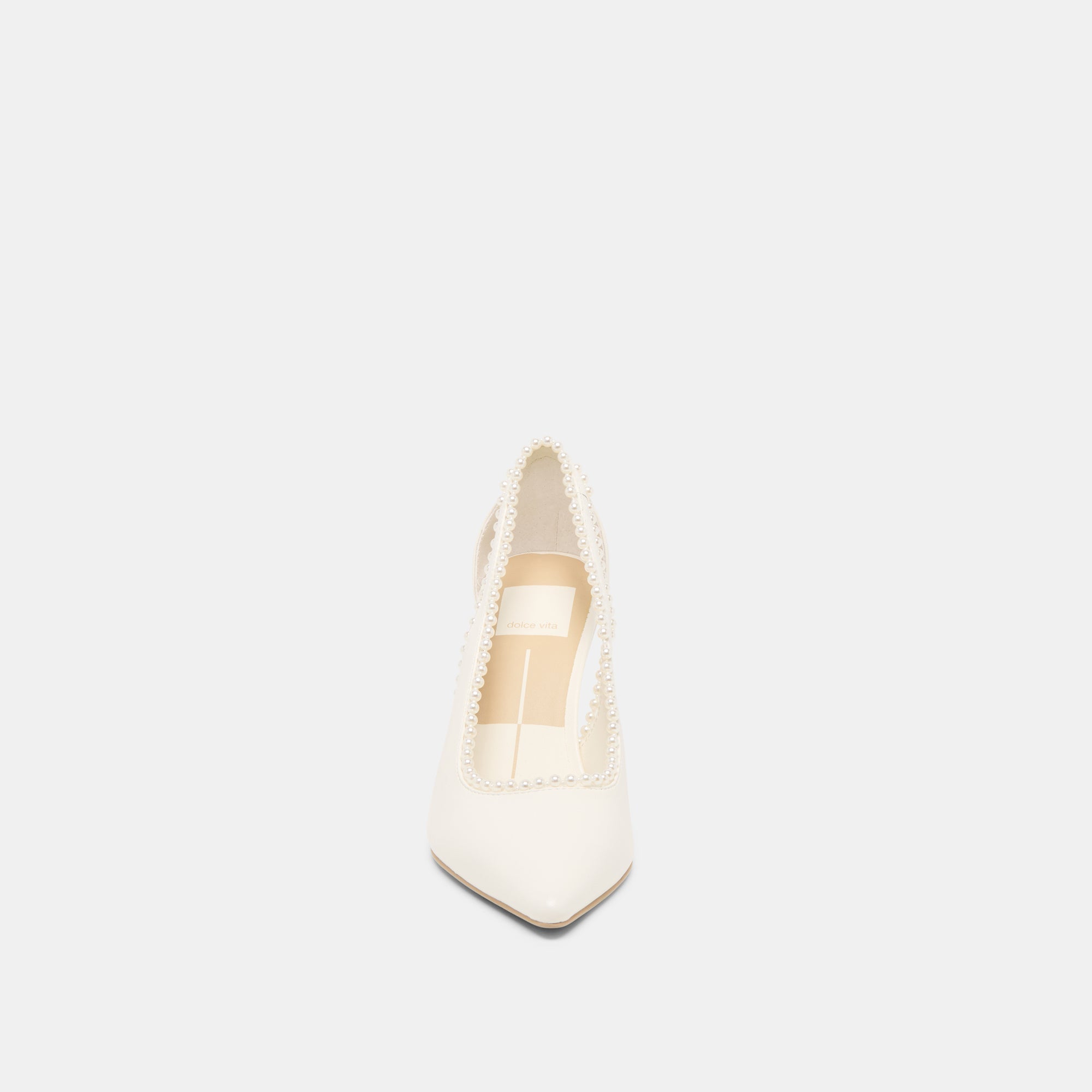 KELSON PEARL HEELS TRUE WHITE LEATHER