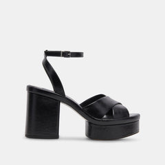 LAISHA HEELS MIDNIGHT CRINKLE PATENT - re:vita