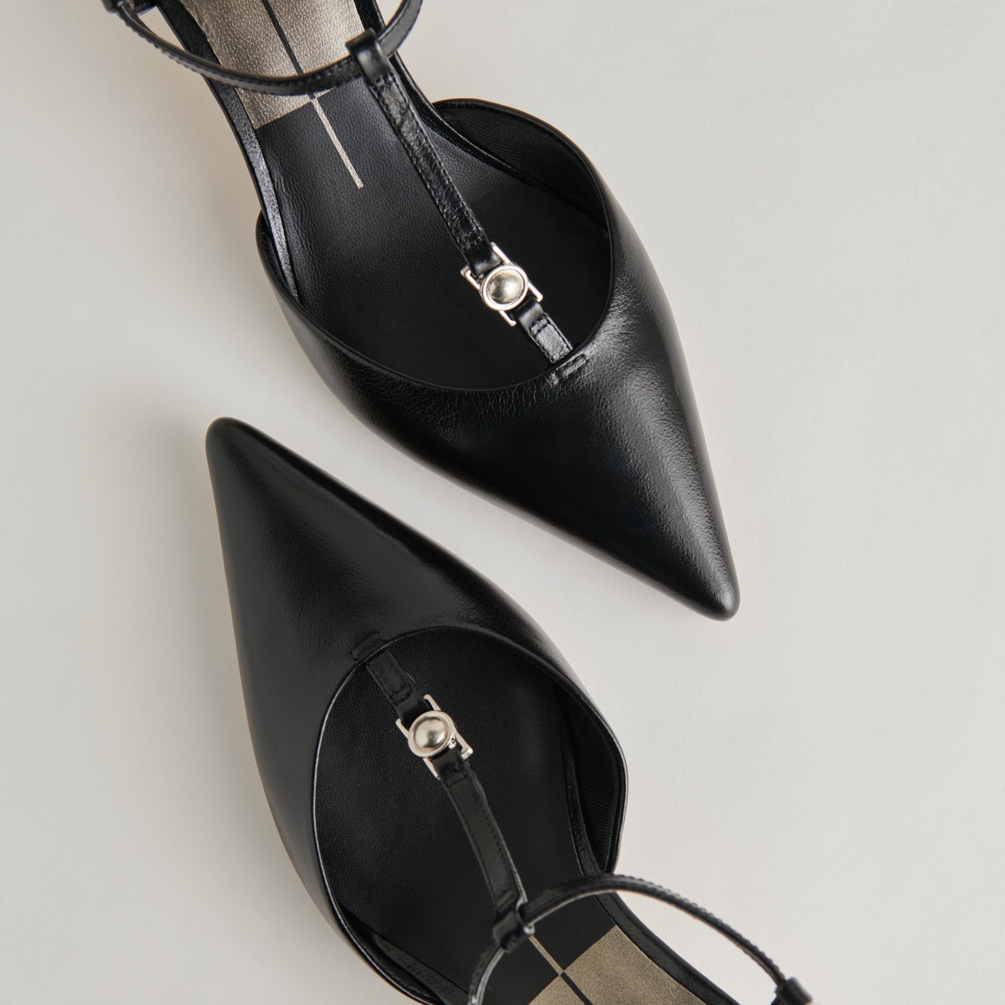 LAVON HEELS BLACK LEATHER - re:vita