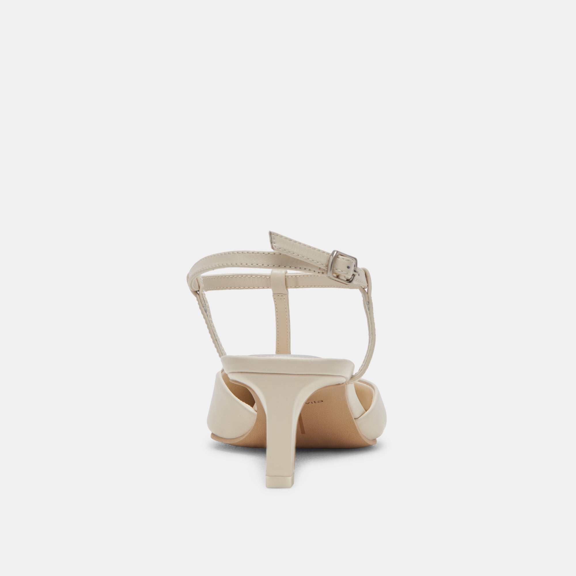 LAVON HEELS WHITE LEATHER