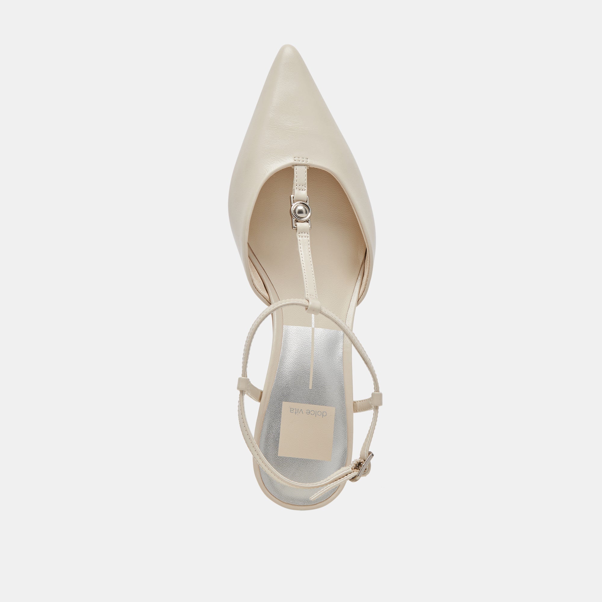 LAVON HEELS WHITE LEATHER