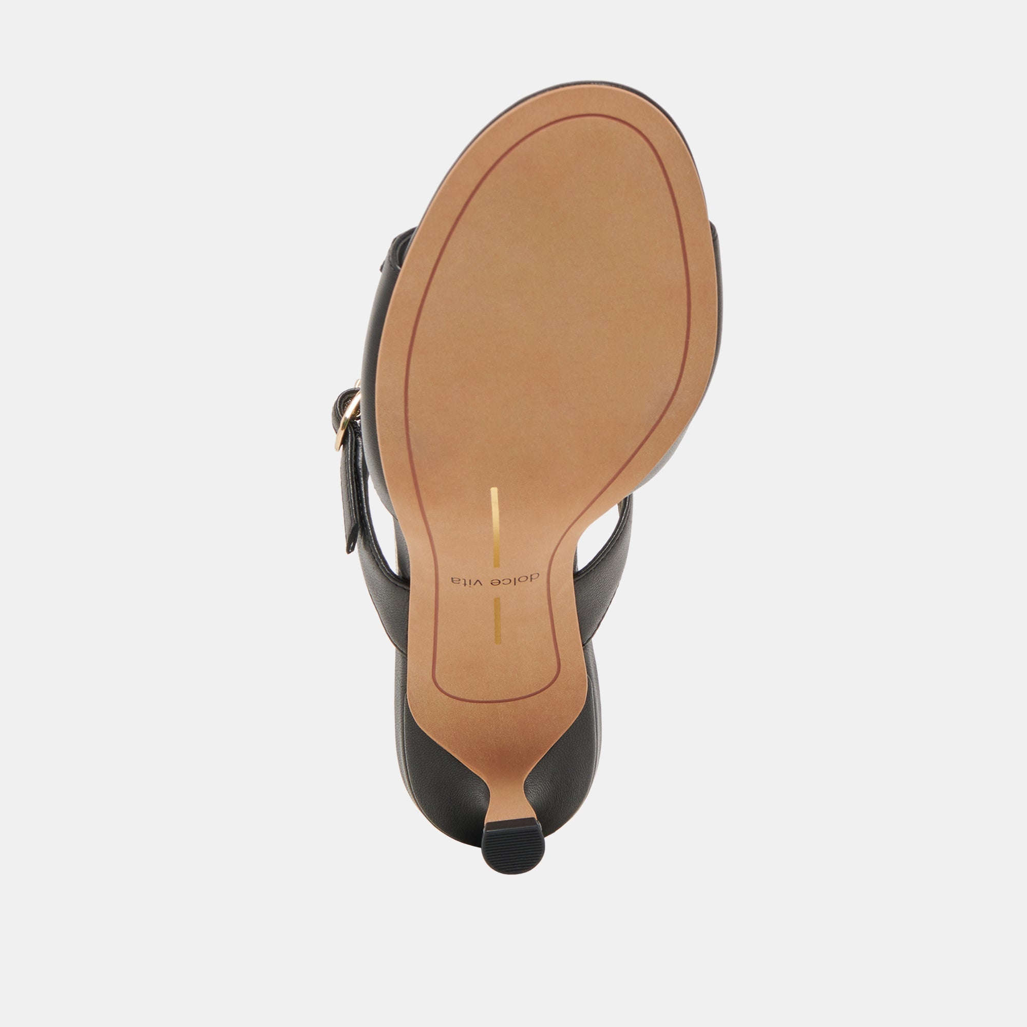 LORALI HEELS BLACK LEATHER - re:vita