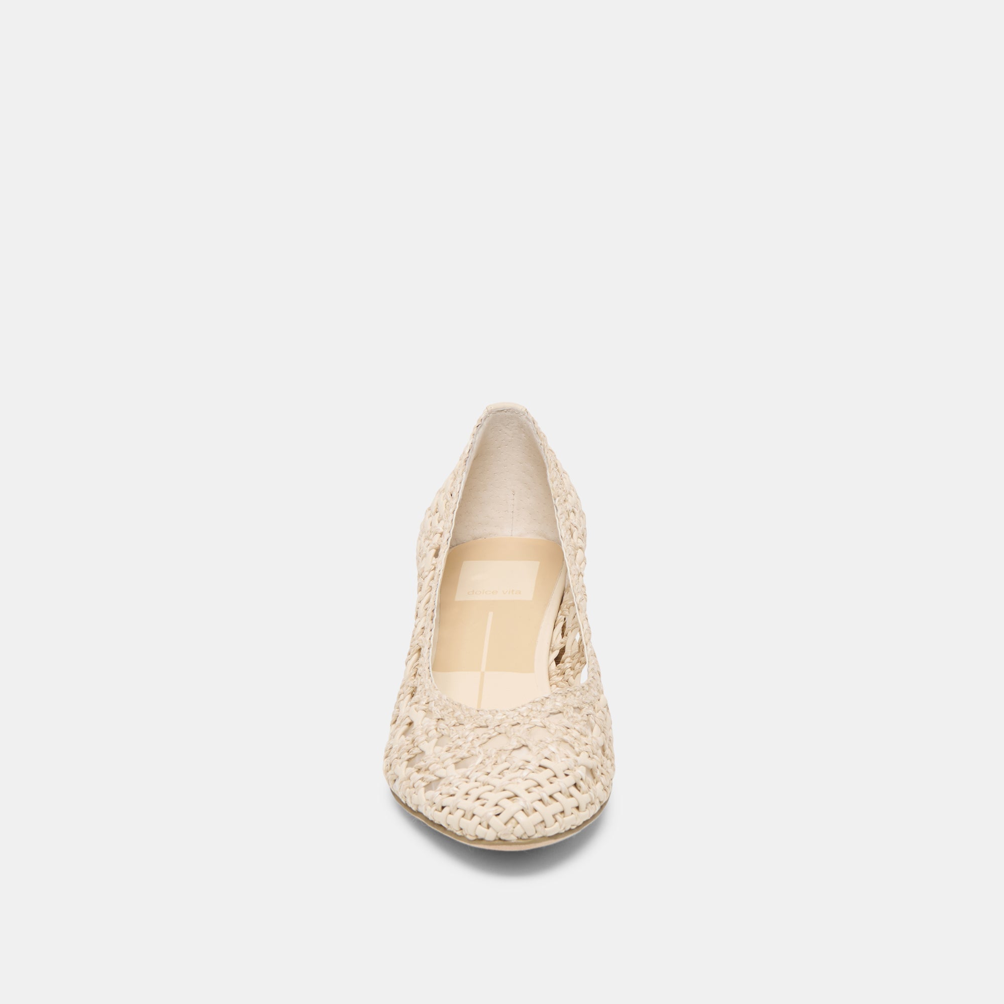 LULA HEELS IVORY MULTI WOVEN RAFFIA