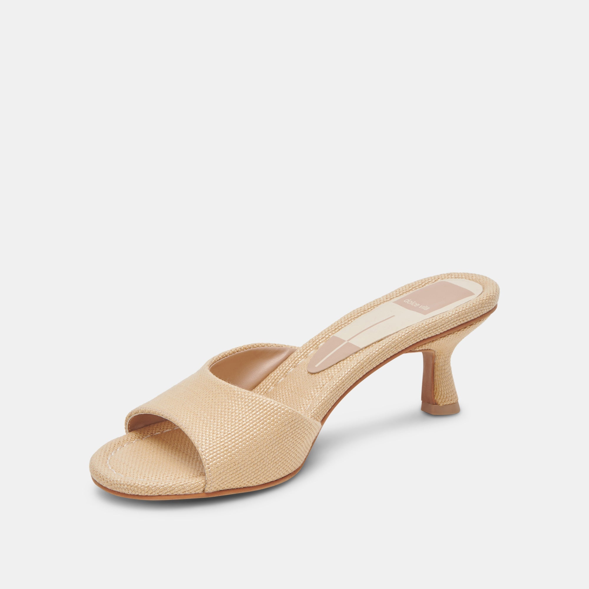 MACOY HEELS LT NATURAL RAFFIA - re:vita