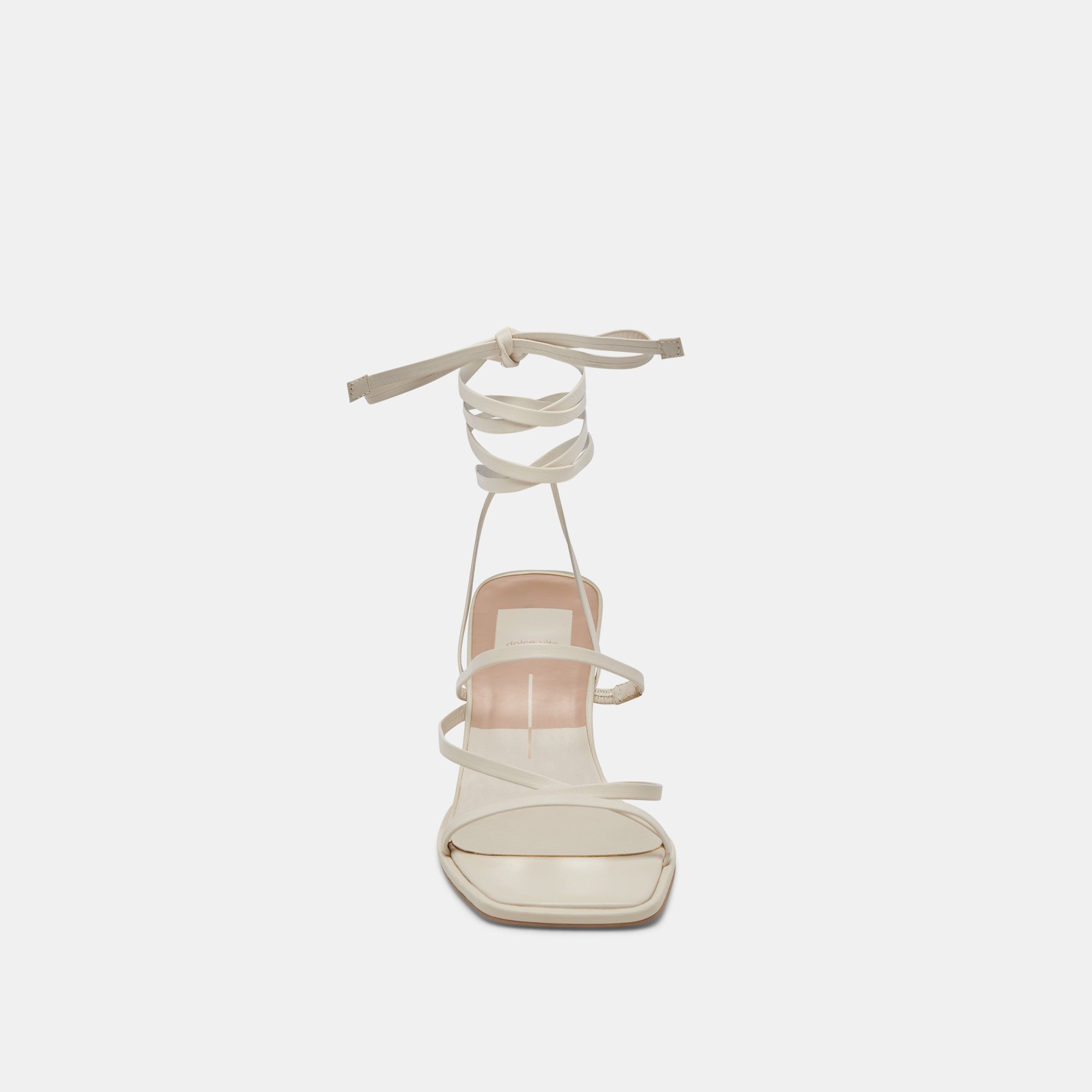 MALABO HEELS IVORY LEATHER - re:vita