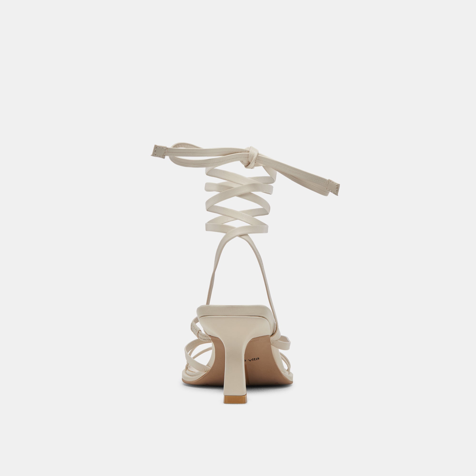 MALABO HEELS WHITE LEATHER