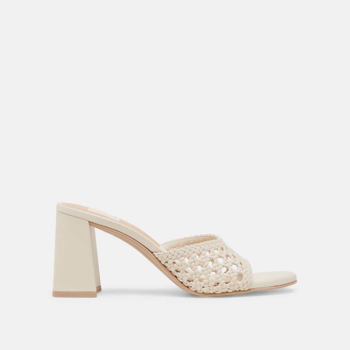 MARGOE HEELS CREME WOVEN STELLA