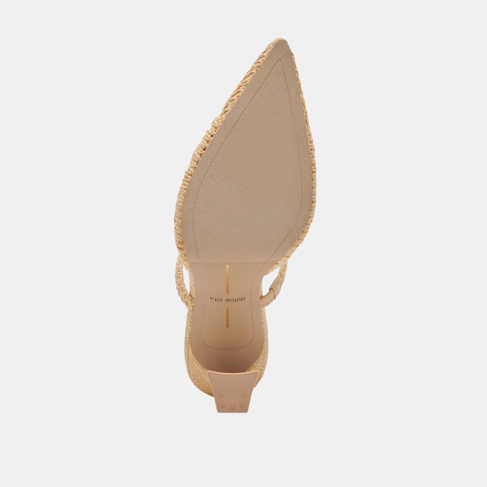 NASSAU HEELS NATURAL RAFFIA - re:vita