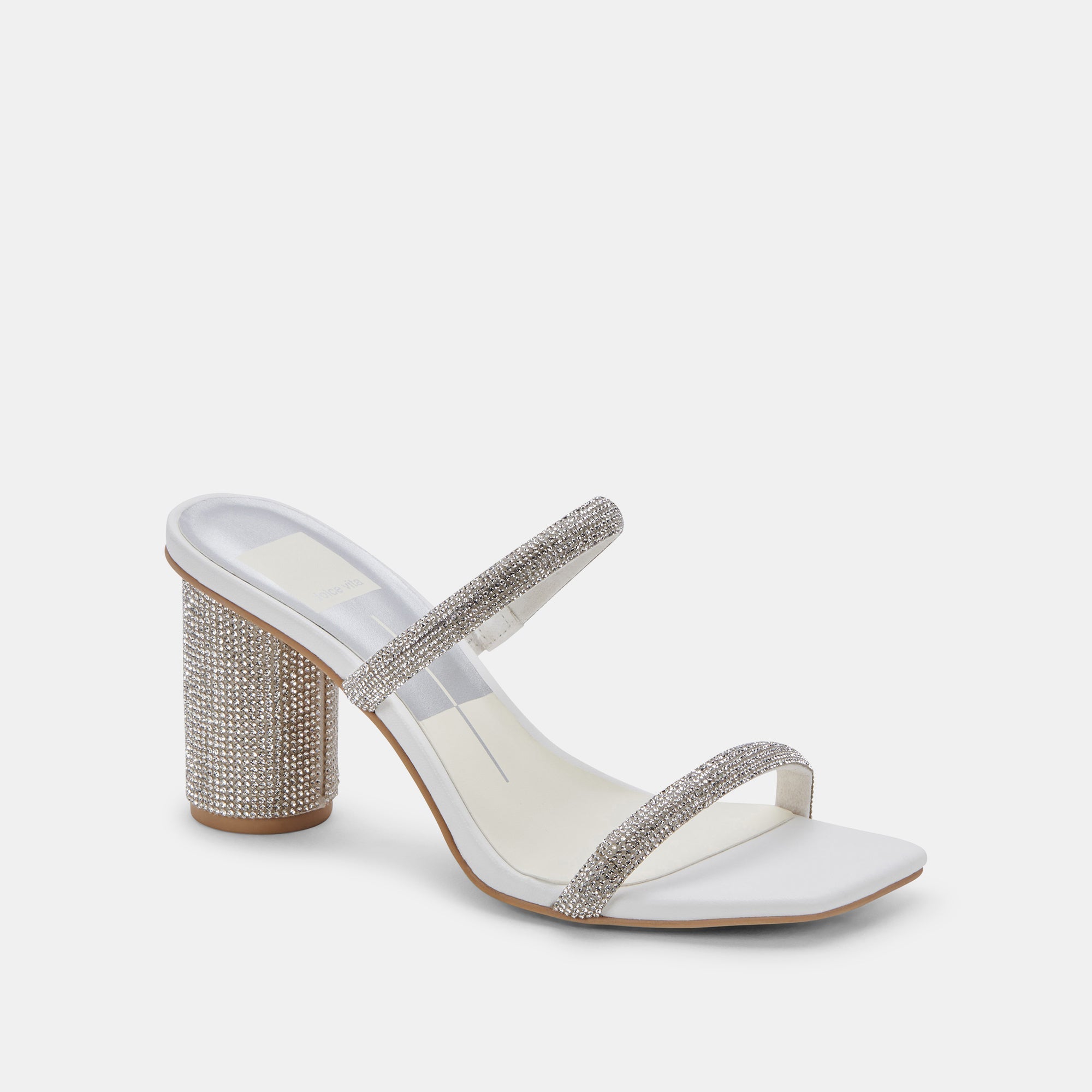 NOLES RHINESTONE HEELS CRYSTAL RHINESTONE - re:vita