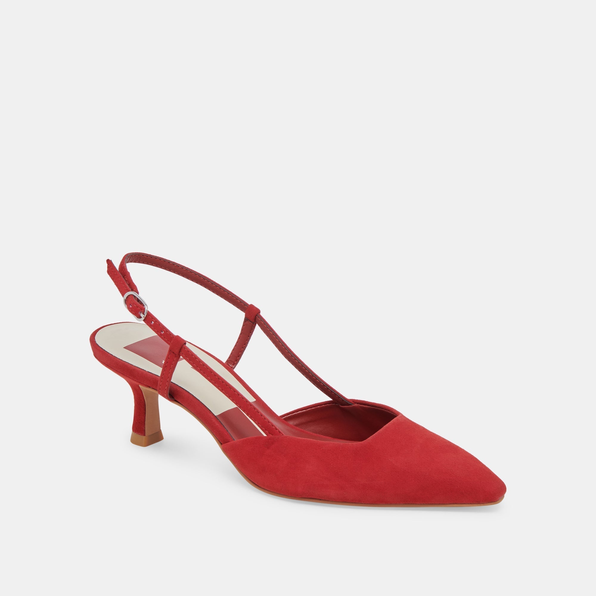 ODELA HEELS CRIMSON SUEDE - re:vita