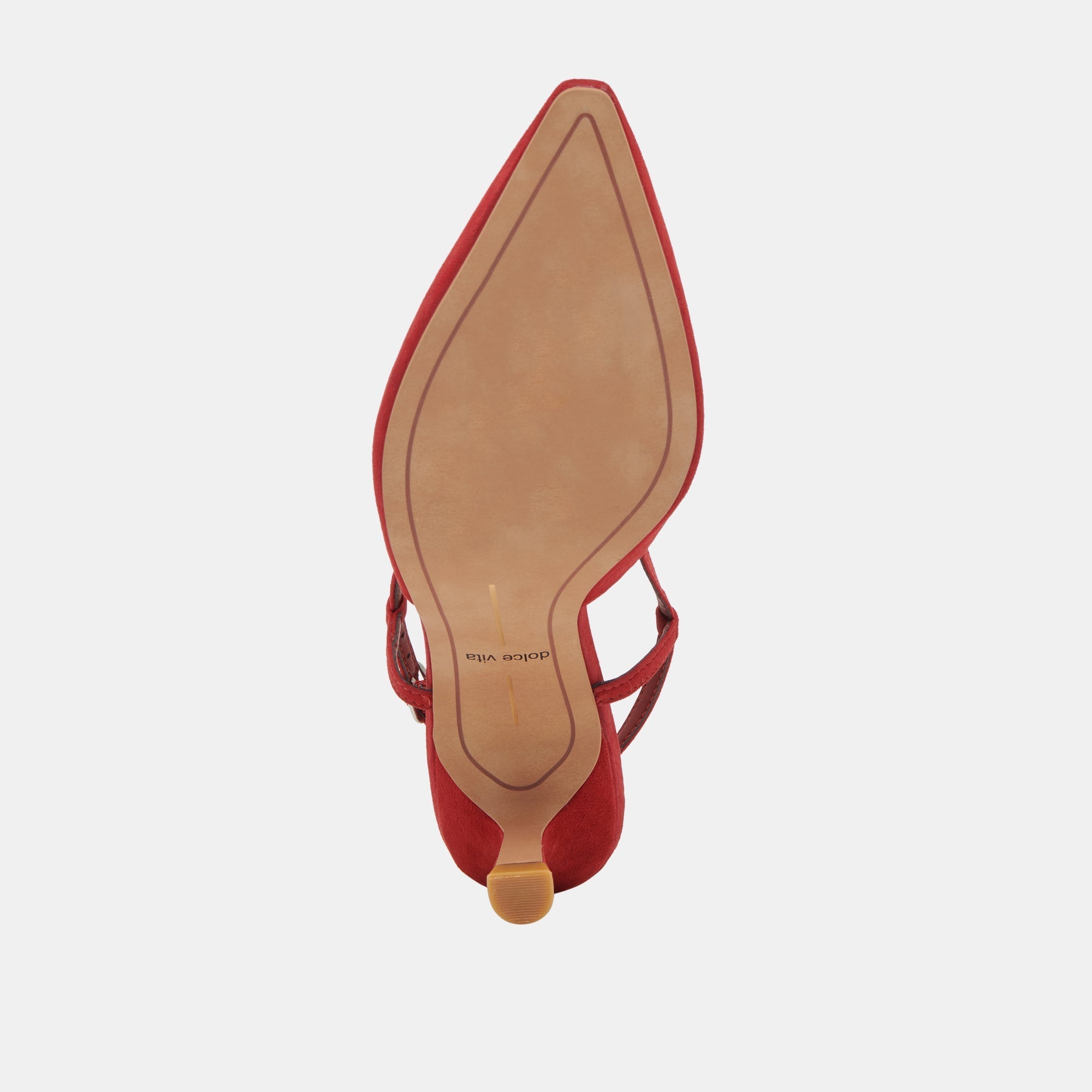 ODELA HEELS CRIMSON SUEDE - re:vita