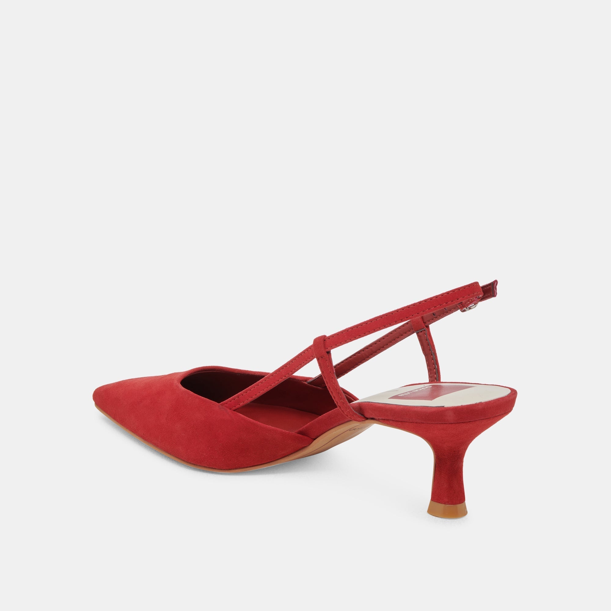 ODELA HEELS CRIMSON SUEDE - re:vita