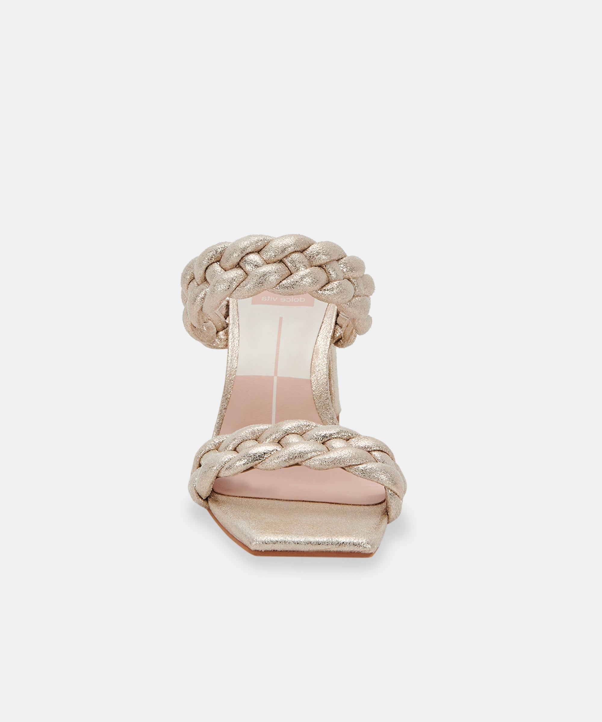 PAILY HEELS LIGHT GOLD METALLIC STELLA SUEDE - re:vita