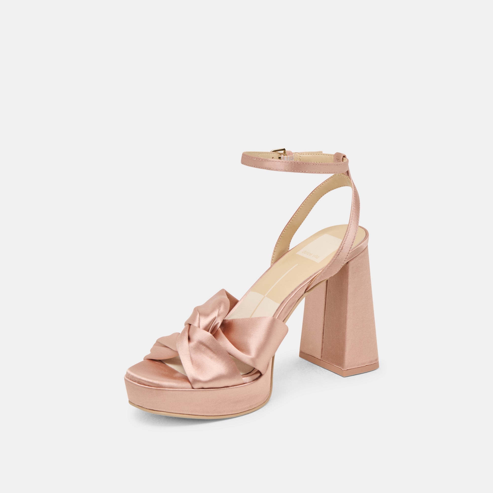 PARLO HEELS BLUSH SATIN