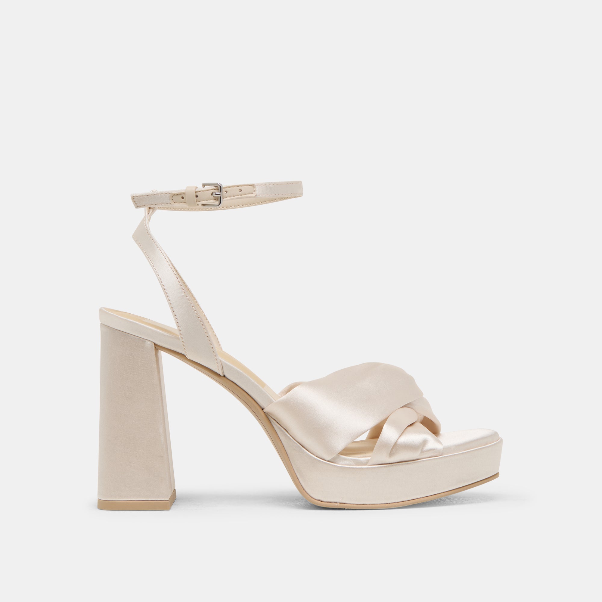 PARLO HEELS IVORY SATIN - re:vita