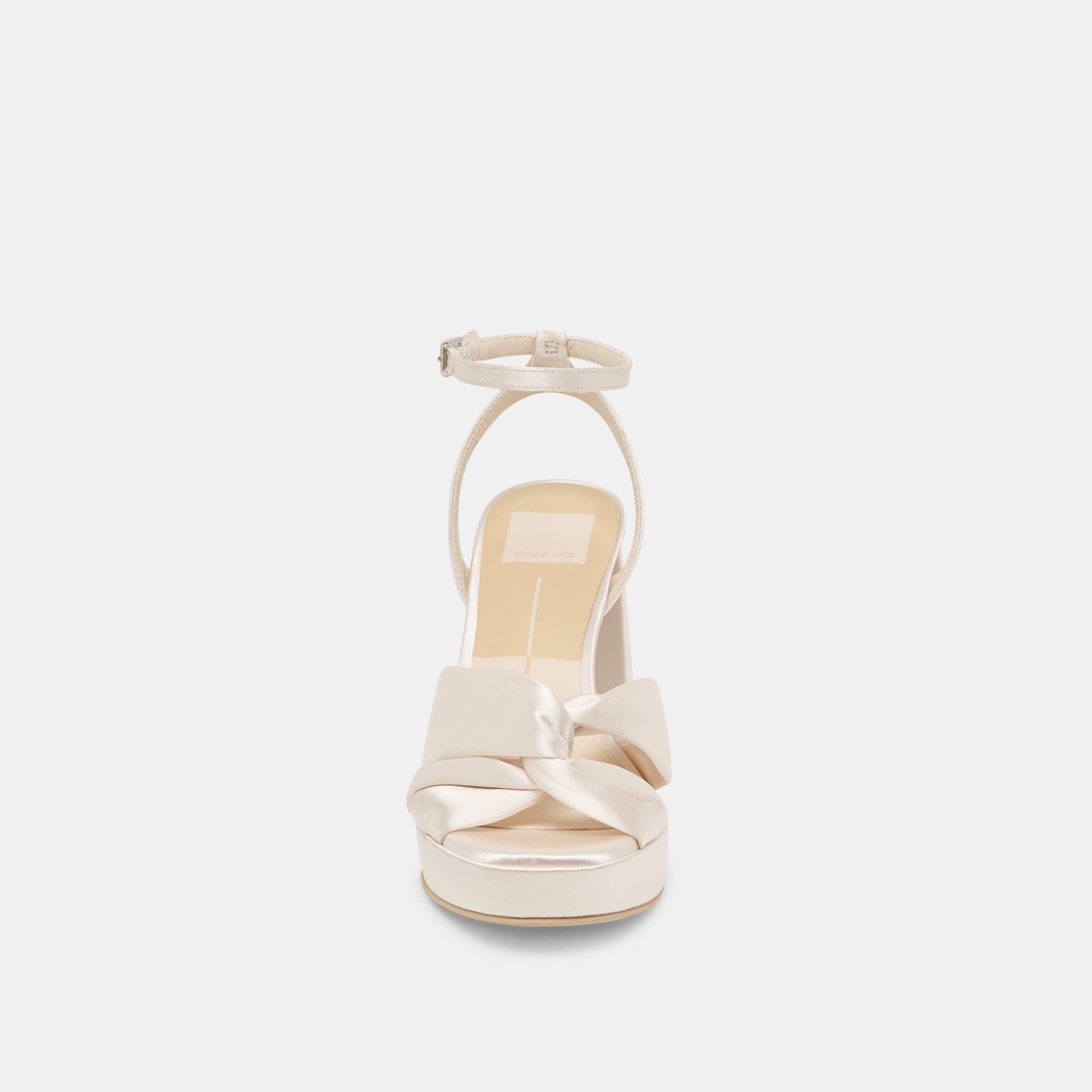 PARLO HEELS IVORY SATIN - re:vita