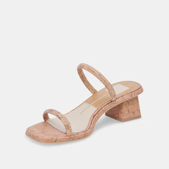 RAMIZE SANDALS NATURAL CORK - re:vita
