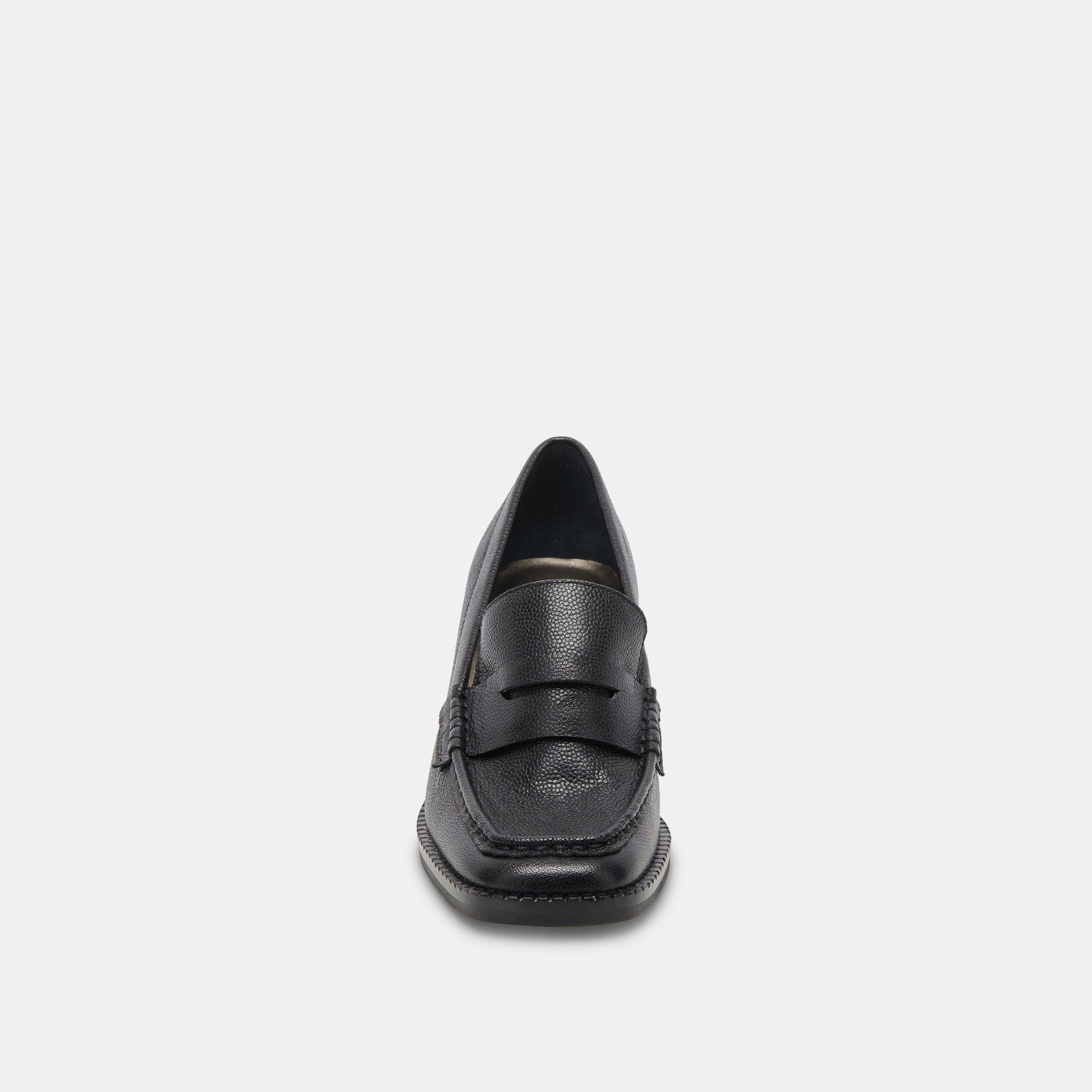 TALIE LOAFERS ONYX EMBOSSED LEATHER - re:vita